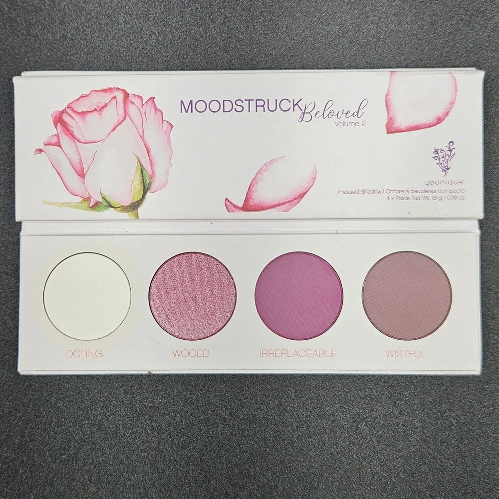 Younique Moodstruck Beloved Volume 2 Pressed Shadow Palette Quad Discontinued
